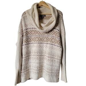 Vintage Eddie Bauer Cowl Neck Pullover Knit Sweater Soft And Soft Womens Size XL